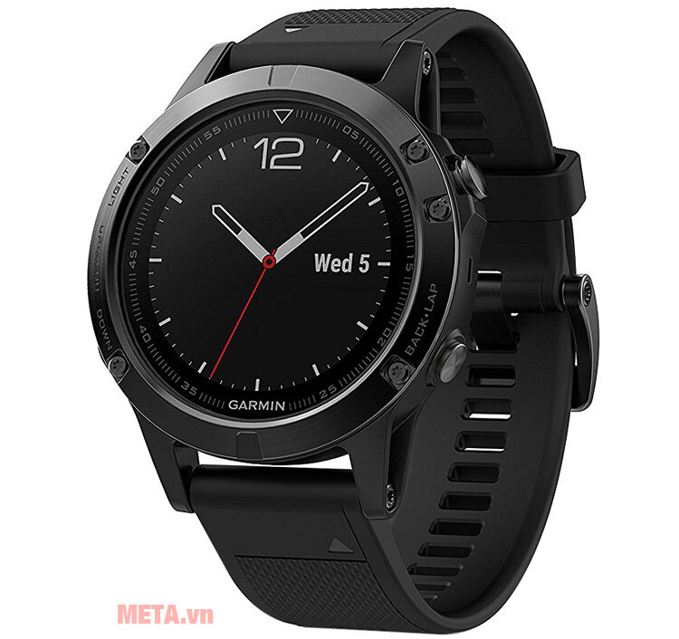 Vòng đeo tay theo dõi sức khỏe Garmin Fenix 5 Sapphire Black