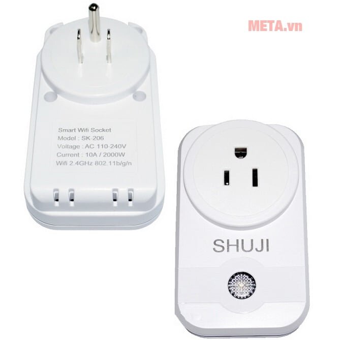 Hình ảnh ổ cắm điện thông minh Shuji SK-206 Ổ cắm điện wifi