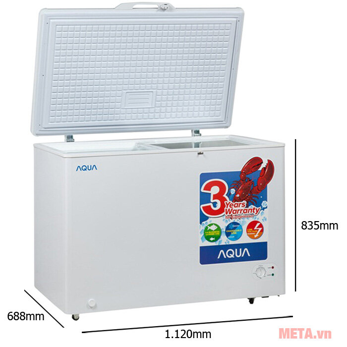 Tủ đông Aqua AQF-C410 308 lít 1 ngăn Tủ đông Aqua AQF-C410 308 lít 1 ngăn