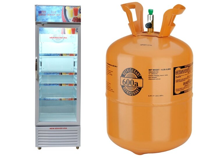 Tủ mát 1 cánh Denver AS-530TM sử dụng gas R600A