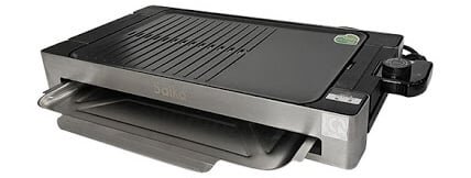 Bếp nướng điện Saiko GR-2150T có khay hứng dầu mỡ tiện lợi Bếp nướng điện Saiko GR-2150T