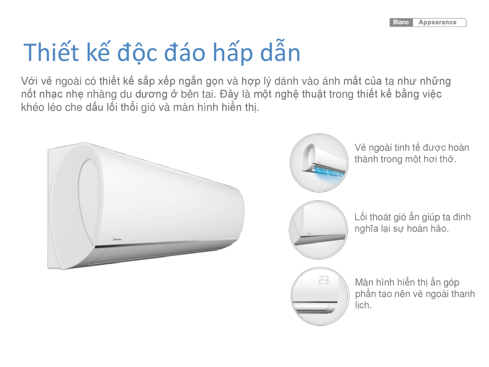 Điều hòa 1 chiều Midea MSMAII-18CRDN1 18.000 BTU Inverter