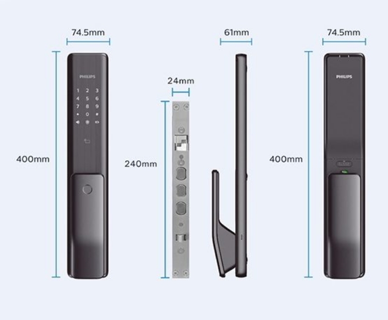 Khóa cửa vân tay Philips Alpha