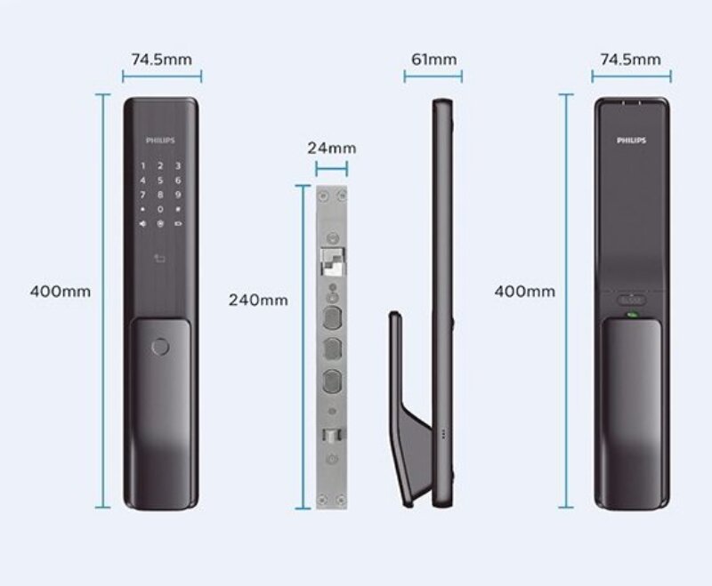 Khóa cửa vân tay Philips Alpha