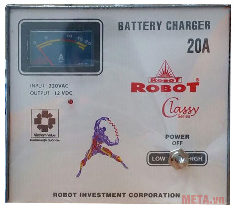 Máy sạc tăng giảm ắc quy Robot BMC 20A12