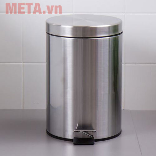 Thùng rác inox đạp chân GEV-12L