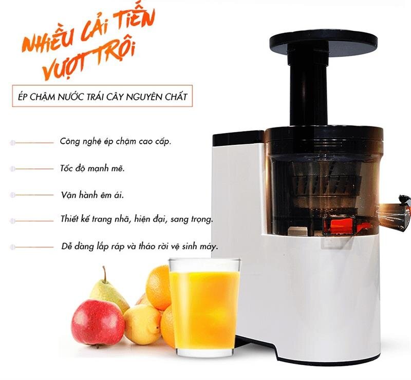 Máy ép chậm cao cấp Mishio MK-61 Máy ép chậm cao cấp Mishio MK-61