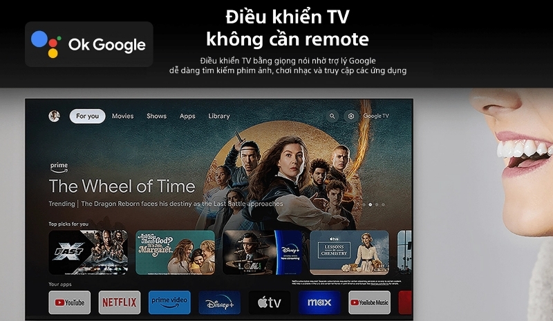 Google Tivi Sony 4K 50 inch K-50S25VM2 5 Google Tivi Sony 4K 50 inch K-50S25VM2