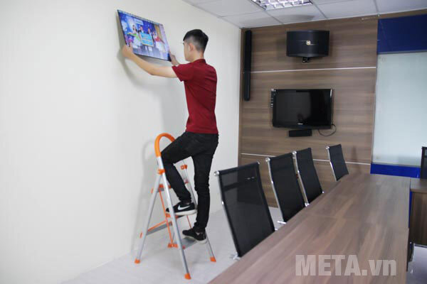 Thang nhôm ghế bản to 3 bậc Advindeq ADS-703