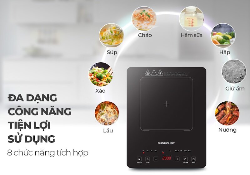 Bếp từ đơn Sunhouse SHD6805
