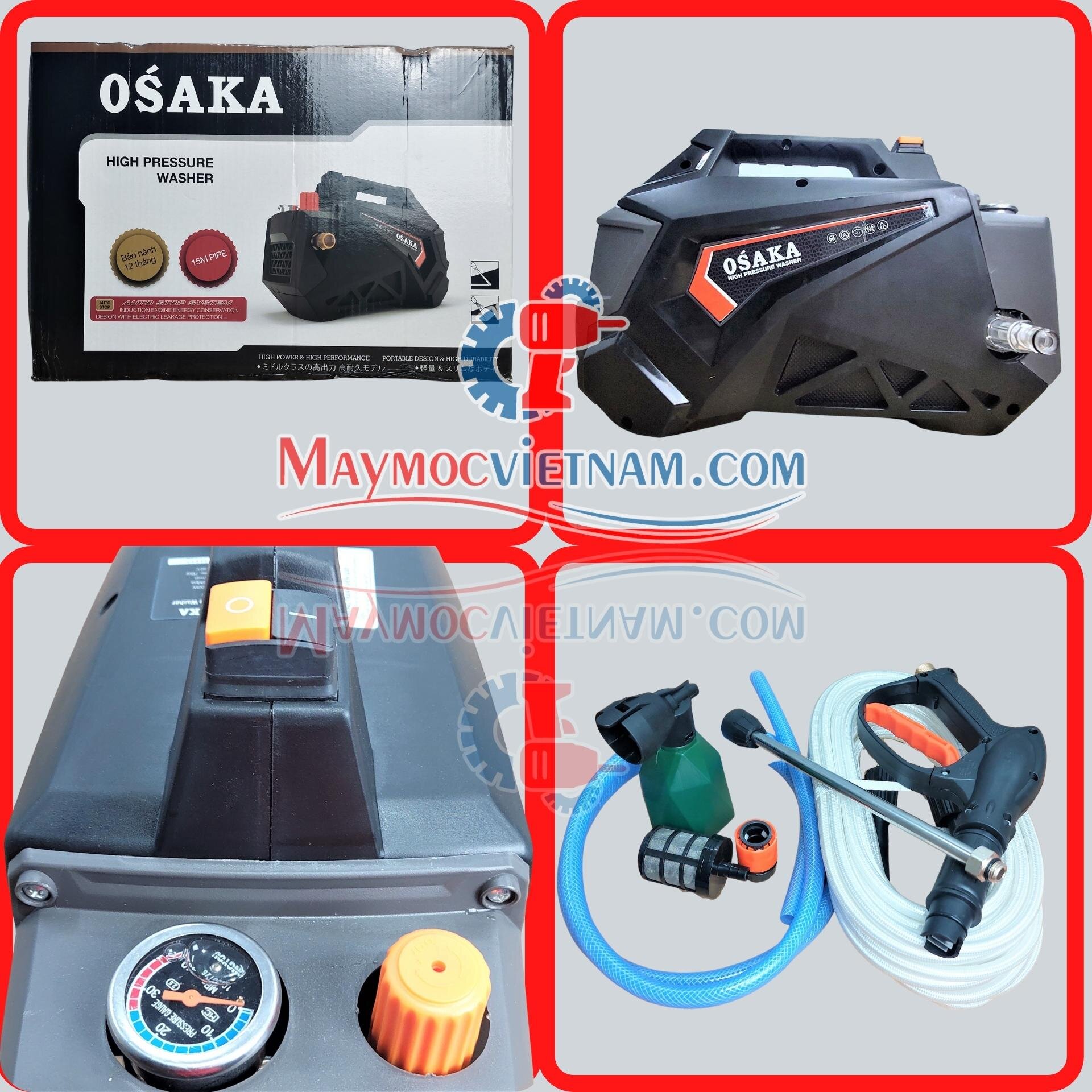 Máy Rửa Xe Chỉnh Áp Osaka R3