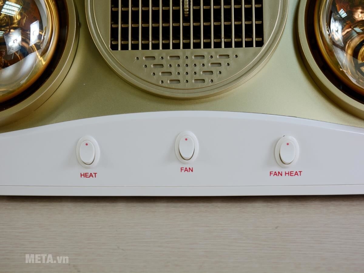 Đèn sưởi nhà tắm Kohn Braun KU02PG 2 bóng