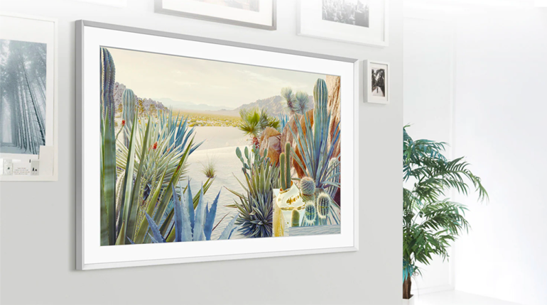 Tivi Samsung QA85LS03B có thiết kế khung tranh nghệ thuật