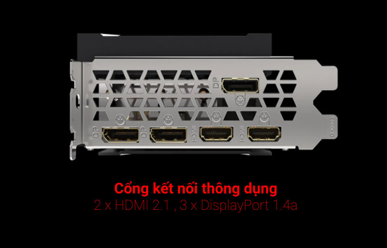 Card màn hình GIGABYTE GeForce RTX 3080 EAGLE OC | Cổng kết nối thông dụng