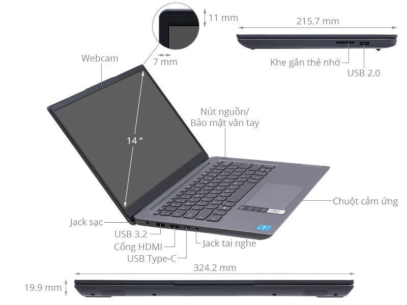 Laptop Lenovo IdeaPad 3 