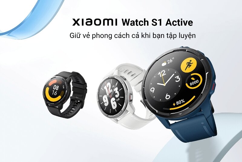Đồng hồ thông minh Xiaomi S1 Active thiết kế