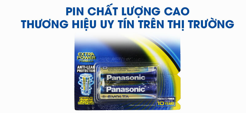 Pin AA 2 viên Panasonic Evolta LR6EG-2B-V