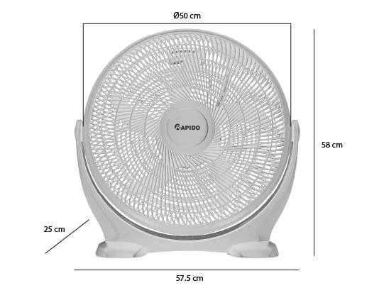 Quạt sàn Rapido RWF-20AFM 