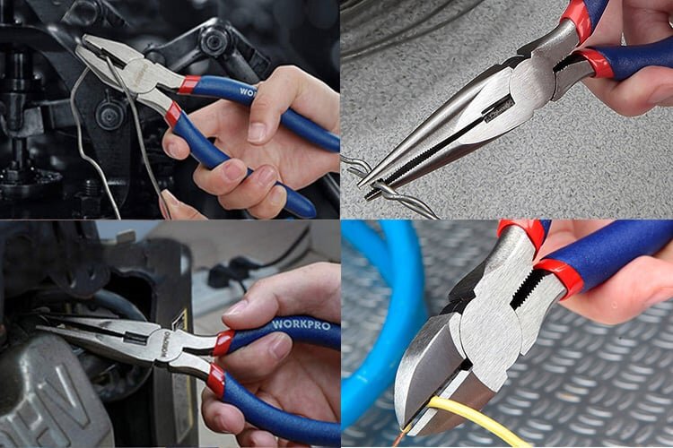 Bộ dụng cụ Workpro W001314 có tay cầm bọc cao su chắc chắn Bộ dụng cụ Workpro W001314