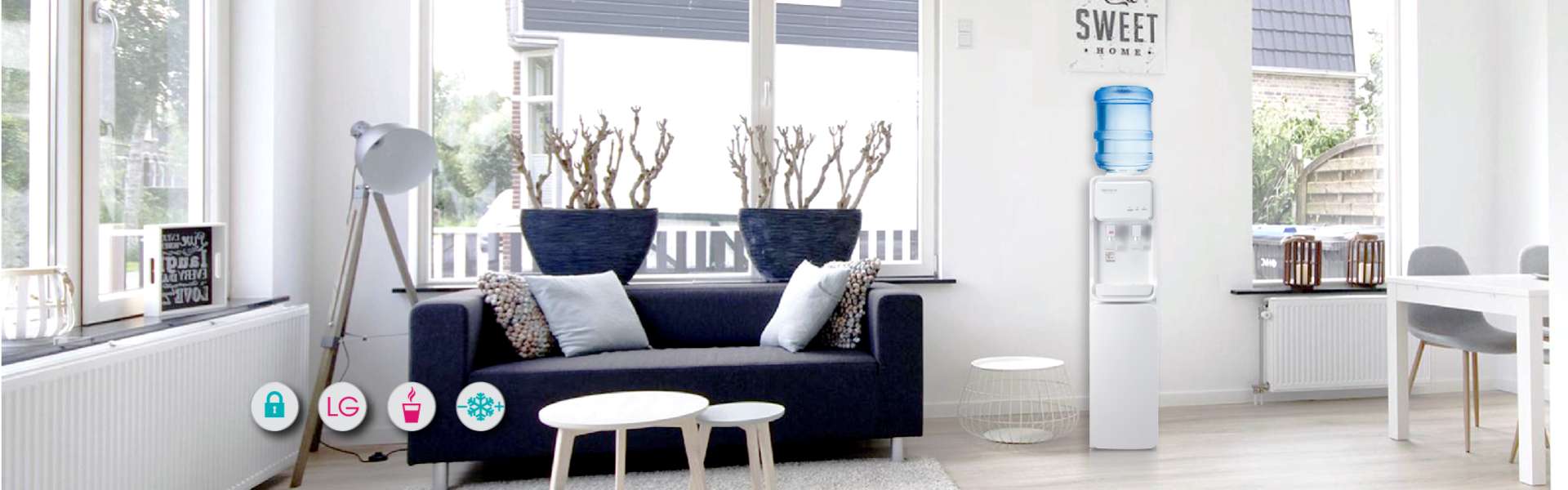 Cây nước nóng lạnh Korihome WDK-855