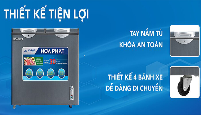  Tủ đông Funiki - Hòa Phát 2 ngăn 205 lít HCF-506Đ2SH