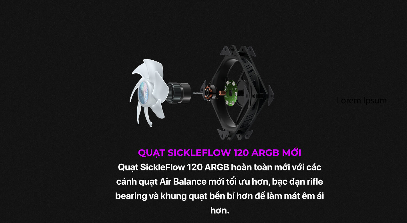 Tản nhiệt nước CPU Cooler Master Masterliquid ML240L ARGB V2 ( Kèm sẵn Backplate 1700 ) 