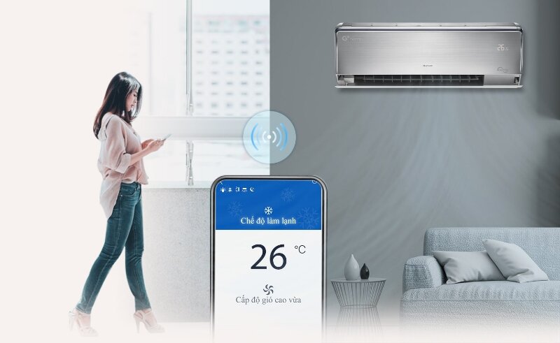 Điều hòa Gree 18000 BTU 1 chiều Inverter GWC18UC-S6D9A4A lọc không khí thông minh