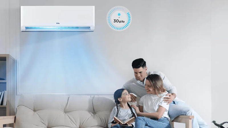Điều hoà TCL Inverter 13000 BTU 1 chiều TBI-13CSD/TPHI gas R-32 Điều hoà TCL Inverter 13000 BTU 1 chiều TBI-13CSD/TPHI gas R-32