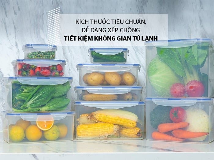 Hộp đựng bảo quản trong ngăn mát tủ lạnh