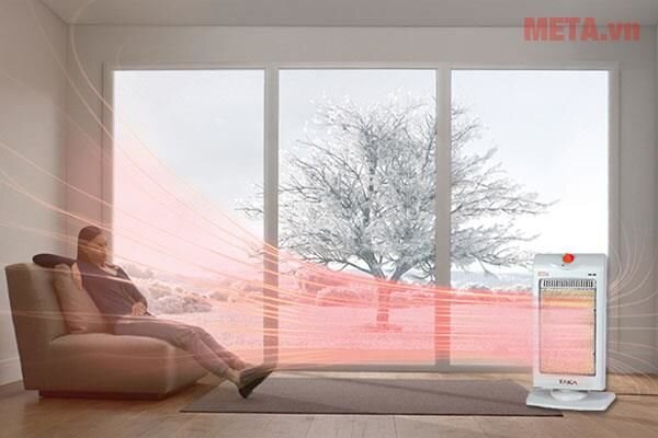 Quạt sưởi Halogen Taka TKE108