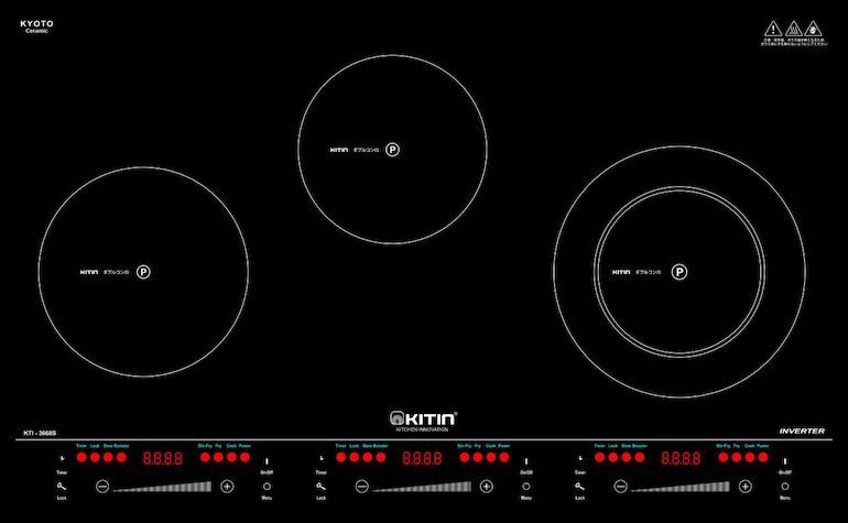 Bếp từ Kitin 3668S thiết kế thanh lịch, sang trọng