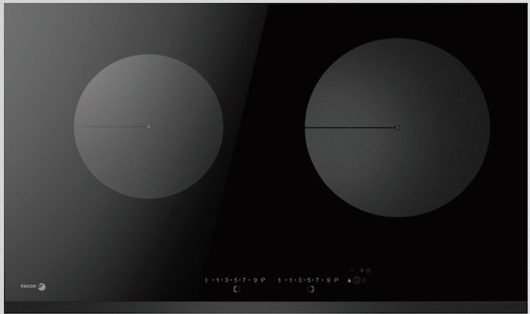 Bếp từ Fagor 3IF-72C1S có thiết kế hiện đại, sang trọng