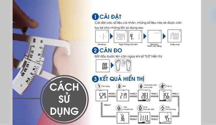 Cân sức khỏe và phân tích cơ thể Tanita BC-859
