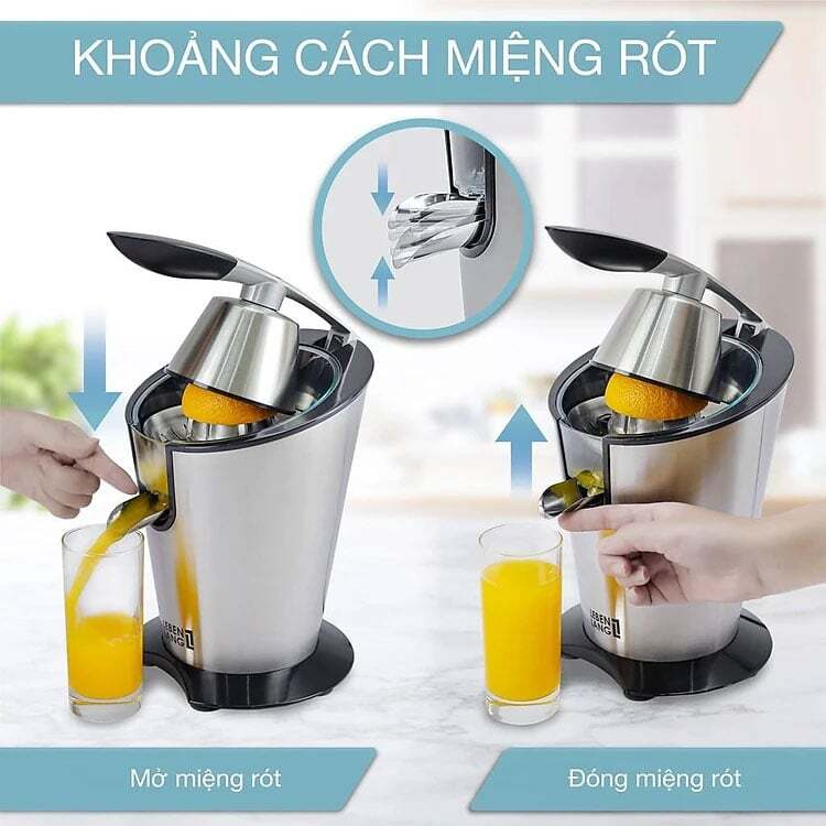 Máy vắt cam có miệng rót nước Máy vắt cam