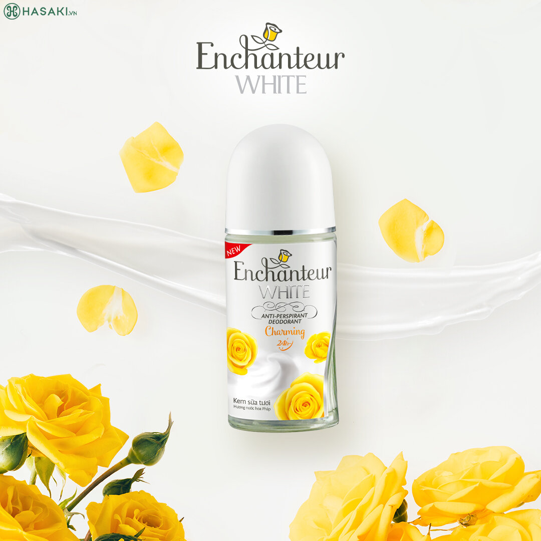 Lăn Khử Mùi Enchanteur Sáng Da Charming 50ml
