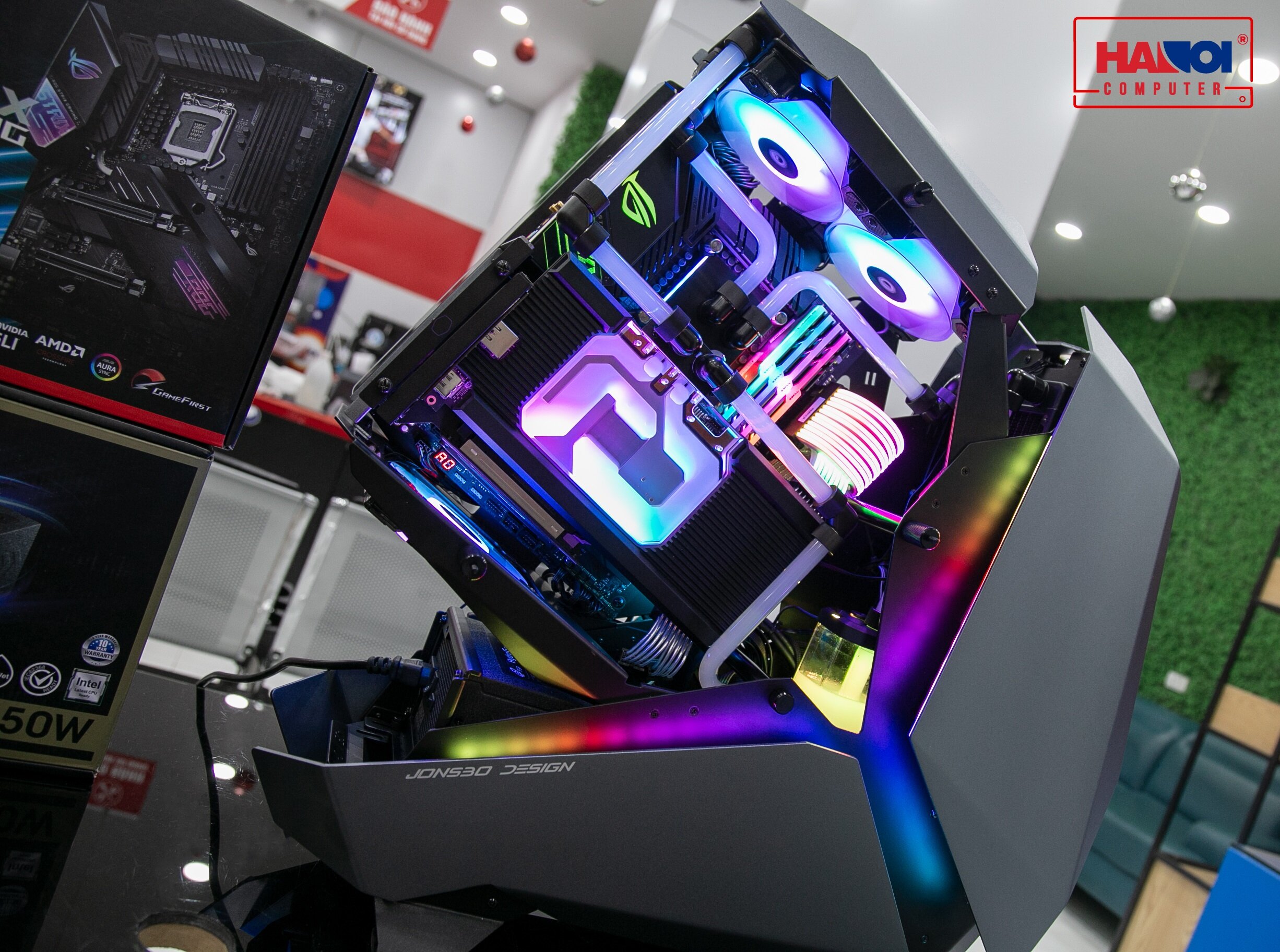 Ảnh thực tế Fan Case ID Cooling DF-12025-ARGB TRIO 3pcs Pack 2