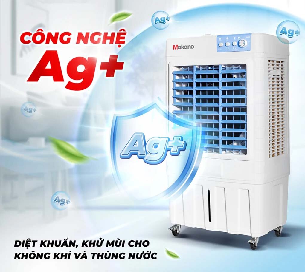 Tích hợp công nghệ Ag+ diệt khuẩn và khử mùi 