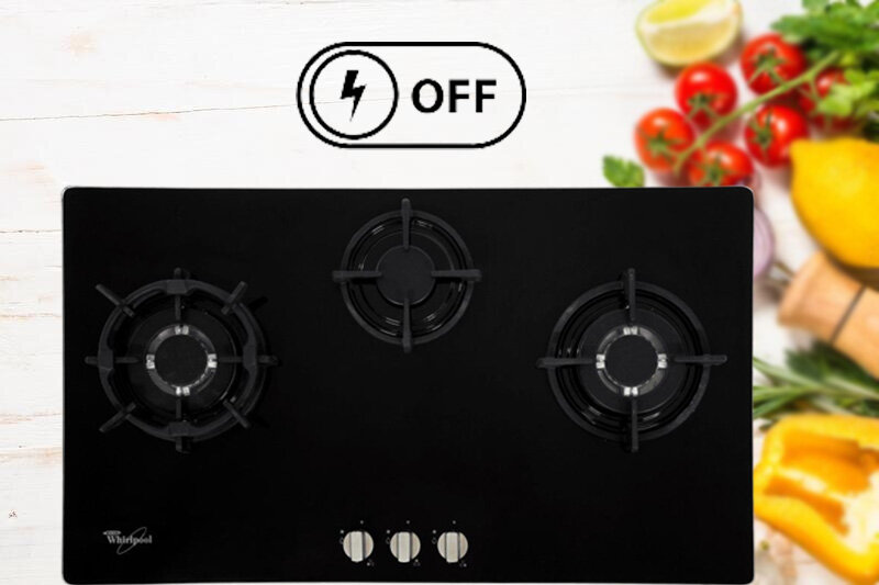 Whirlpool AKC930C/BLV có hệ thống ngắt gas tự động
