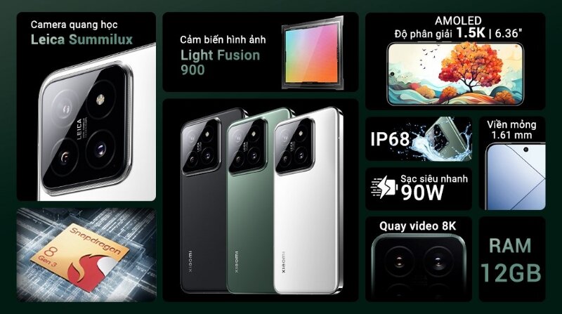 Điện thoại Xiaomi 14 16GB/1TB 