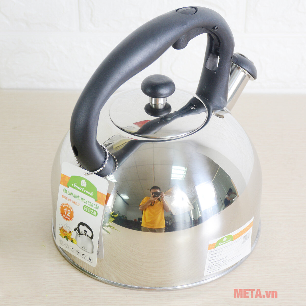 Ấm đun nước cao cấp Smartcook 2.5 lít SM3374 (2353374)