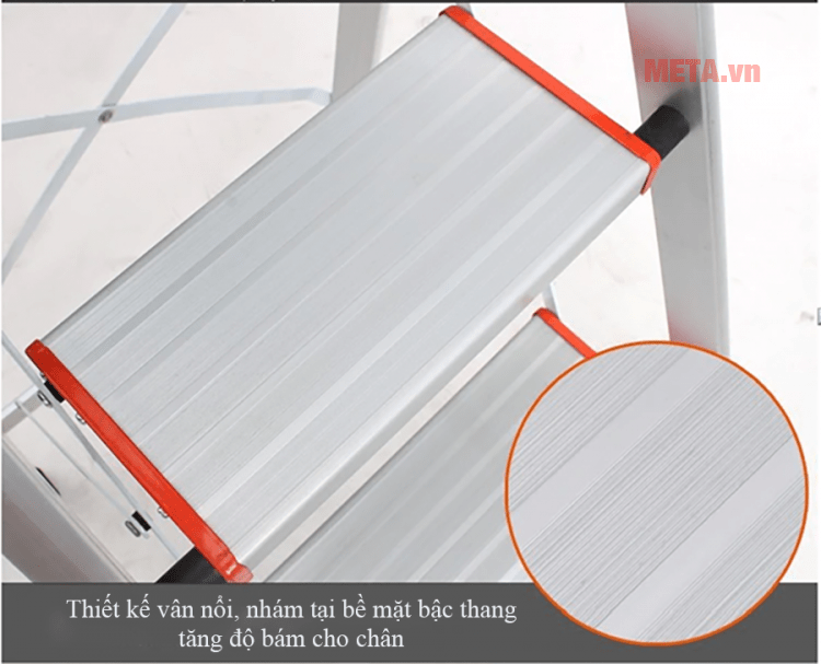 Thang nhôm ghế 3 bậc Kachi MK-148