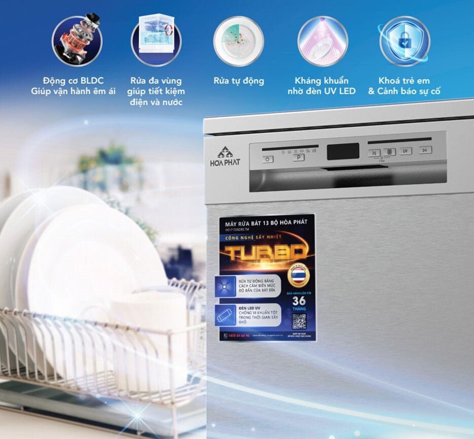 Máy rửa bát Hòa Phát  
