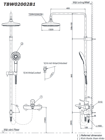 Bản vẽ kỹ thuật TBW02002BA