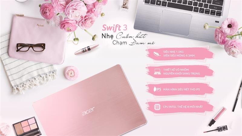 Laptop Acer Swift SF314-54-869S (NX.GXZSV.003) Win10