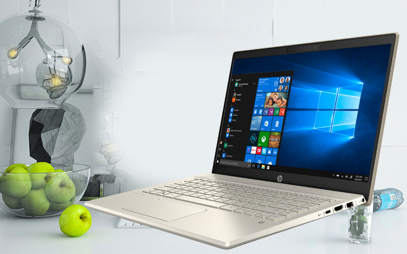 Laptop HP Pavilion 14-ce2041TU 6ZT94PA (Gold)