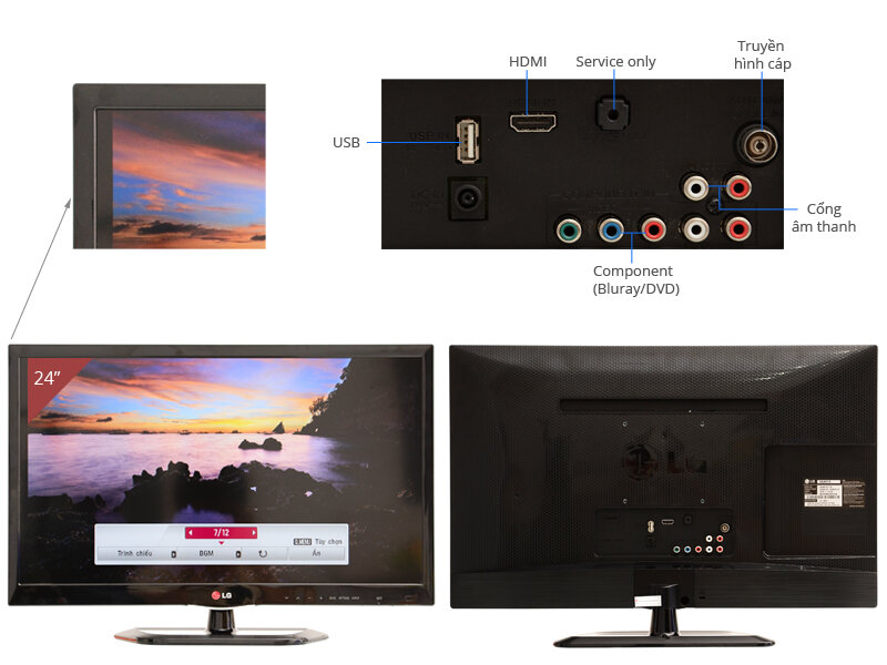 Tivi LED LG 24LN4110 24 inch Tivi LED LG 24LN4110 24 inch