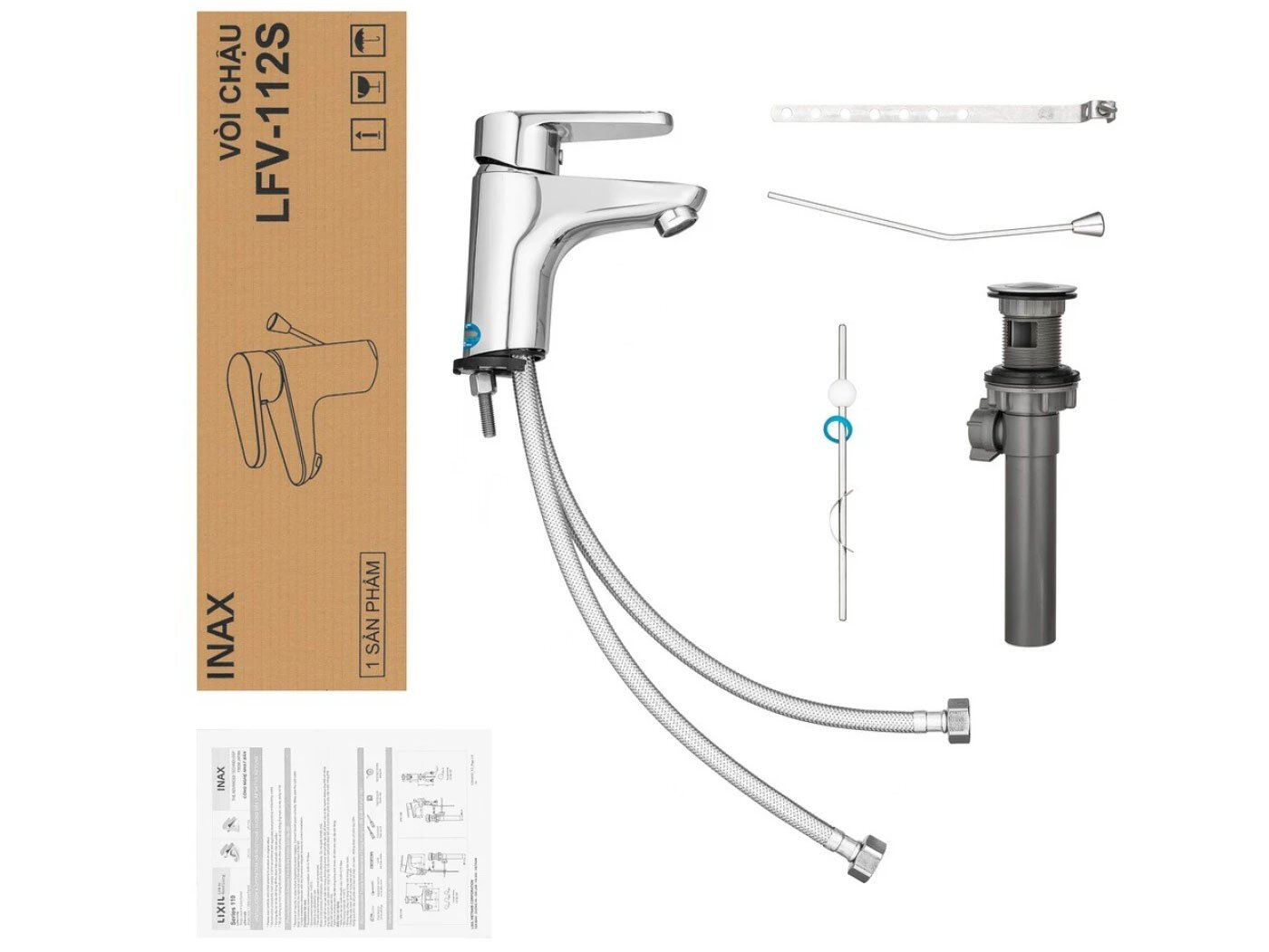 Vòi đơn LFV-112S nóng lạnh Vòi đơn LFV-112S nóng lạnh
