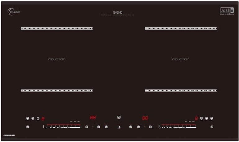Bếp từ Joshii JVCML2800HBSE sở hữu 2 vùng nấu với thiết kế mới lạ, độc đáo
