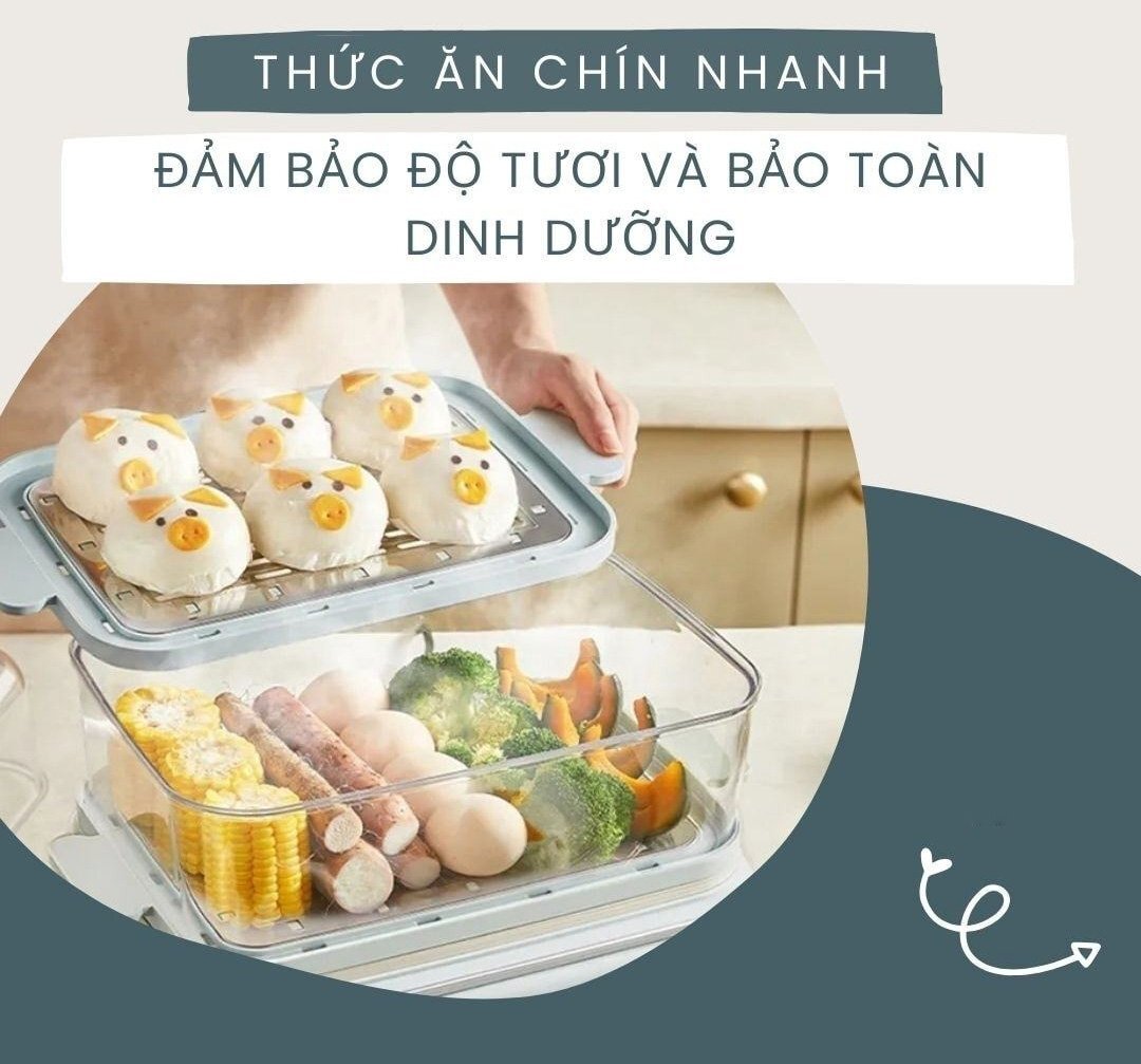 Nồi lẩu hấp điện Bear DZG-P20W7