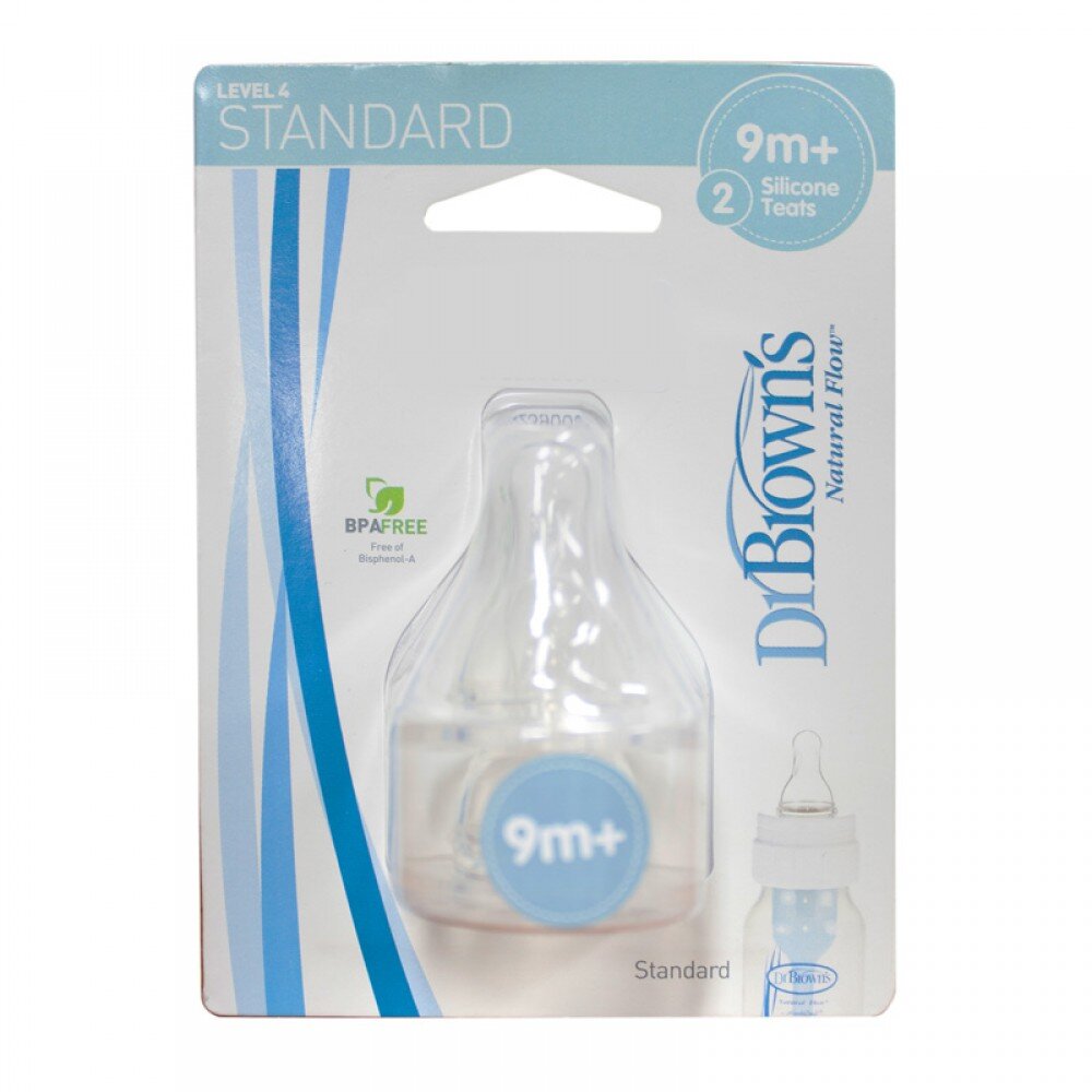  Núm ty Dr Brown cổ hẹp level 4 (vỉ 2 chiếc)